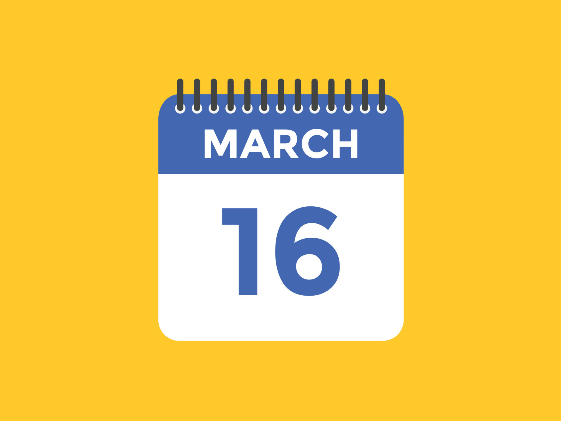march 16 calendar reminder 16th march daily calendar icon template march 16 calendar reminder 16th march daily calendar icon template