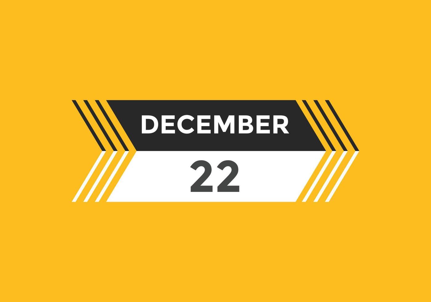 december 22 calendar reminder 22th december daily calendar icon december 22 calendar reminder 22th december daily calendar icon