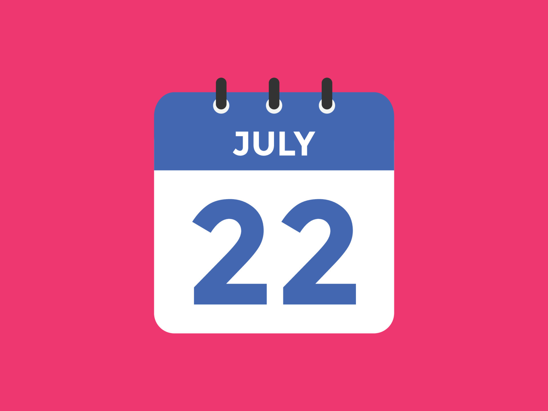 july 22 calendar reminder 22th july daily calendar icon template july 22 calendar reminder 22th july daily calendar icon template