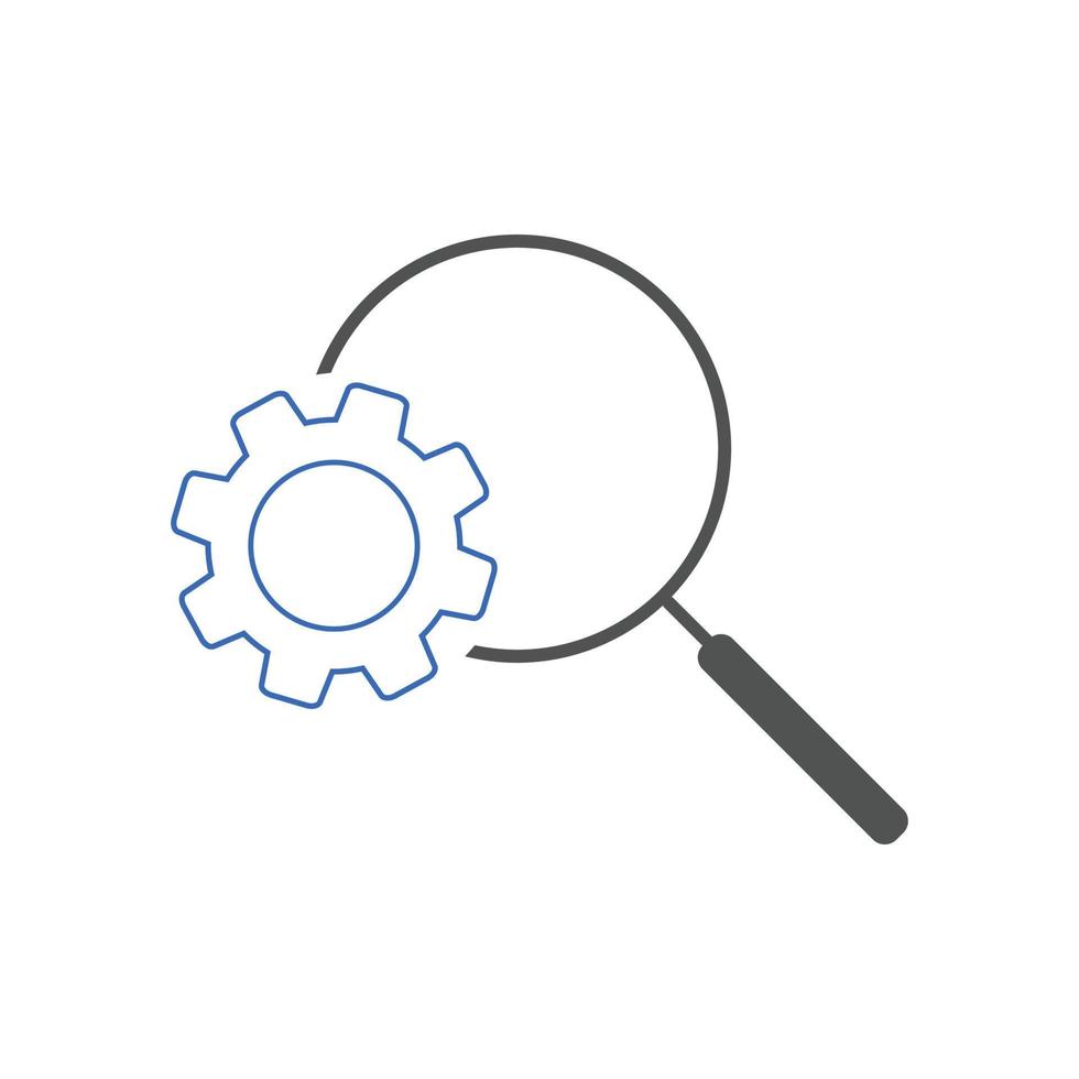 Search optimization icon. SEO optimization vector