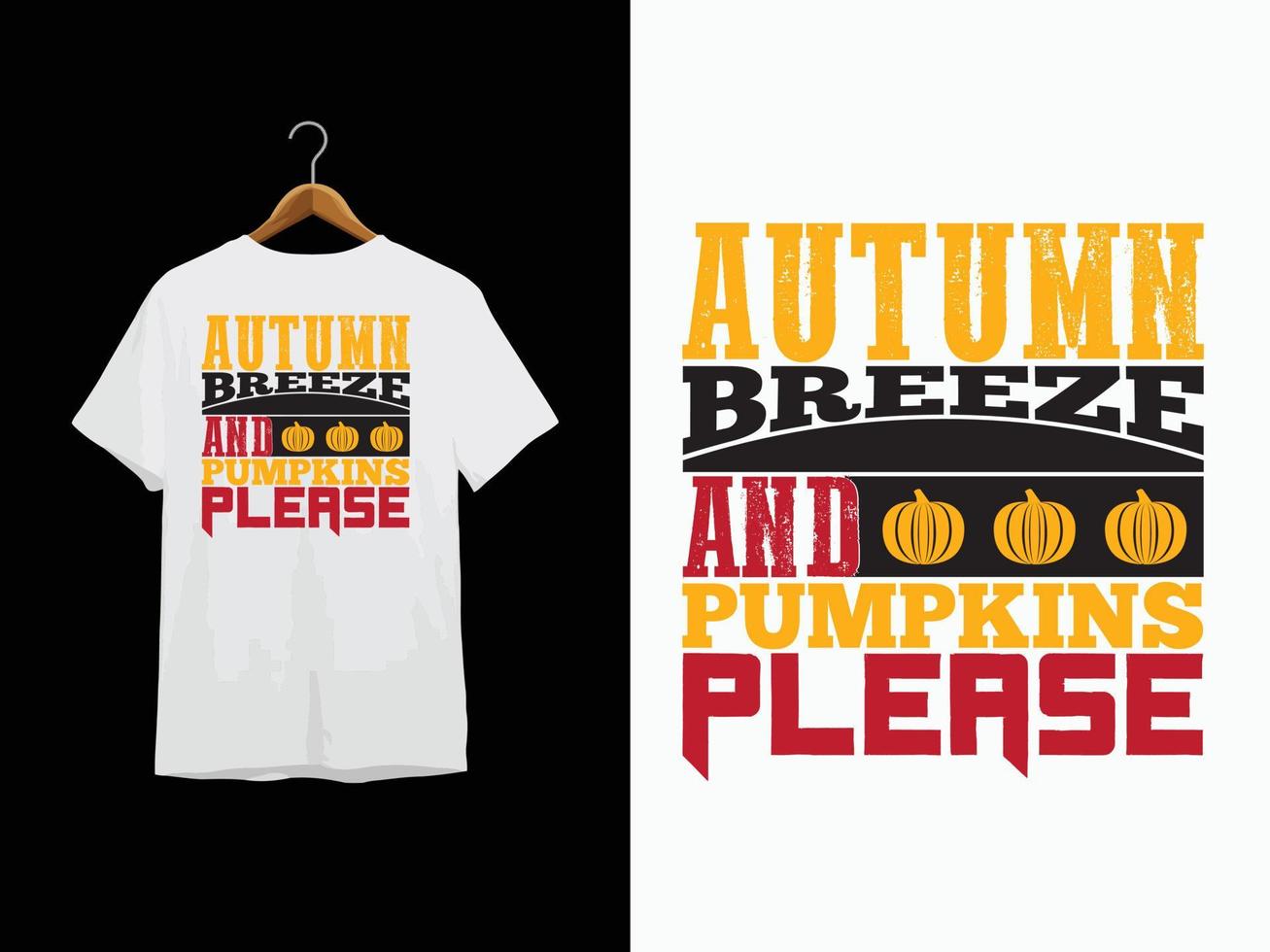 Autumn T-Shirt Design vector