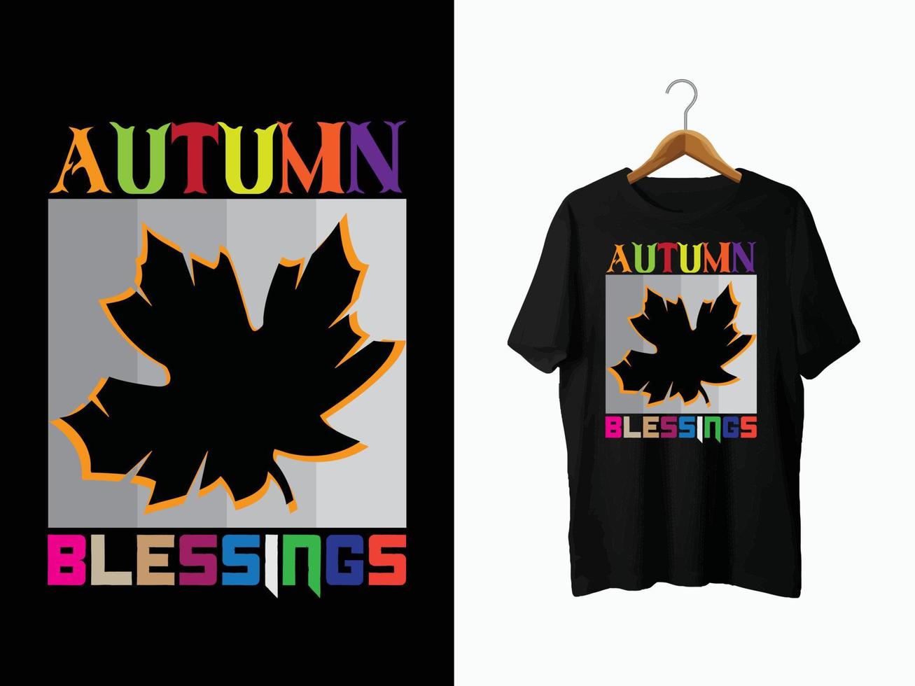 Autumn T-Shirt Design vector