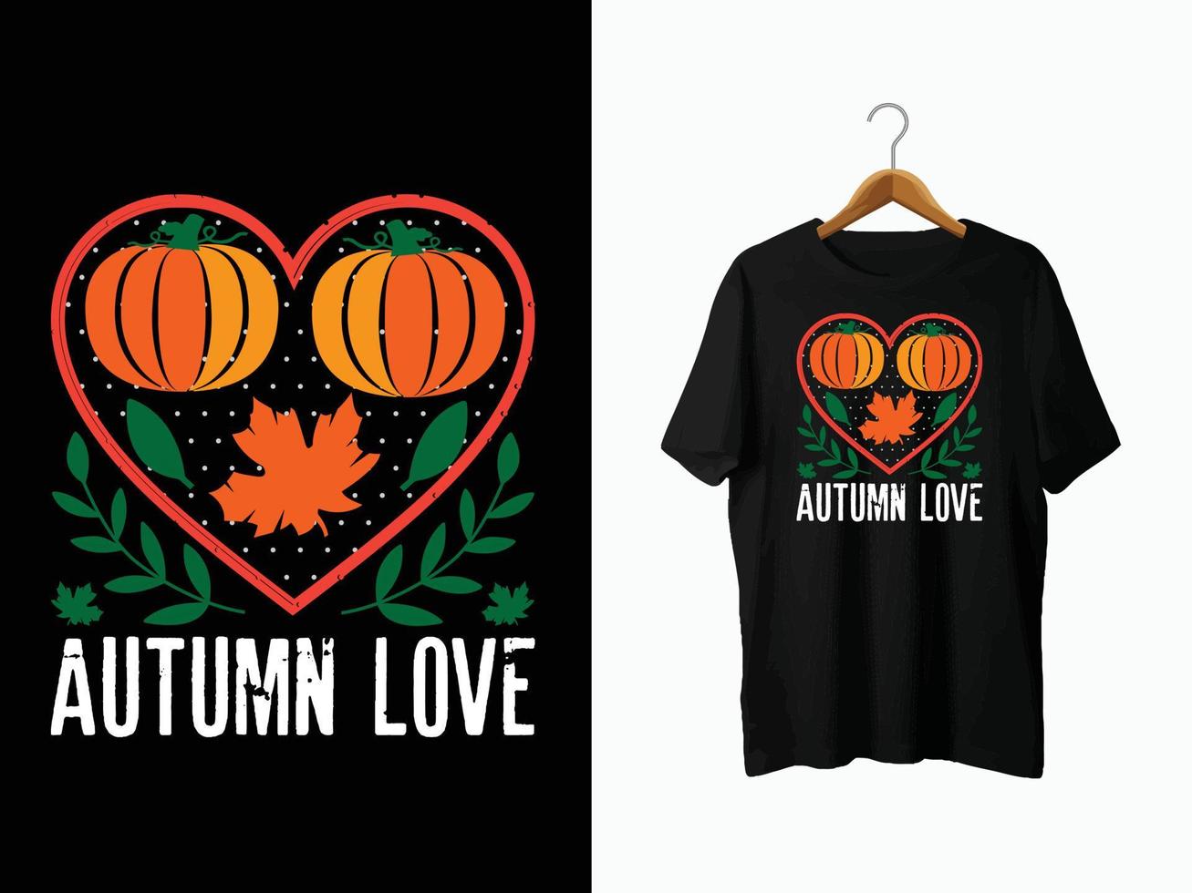 Autumn T-Shirt Design vector