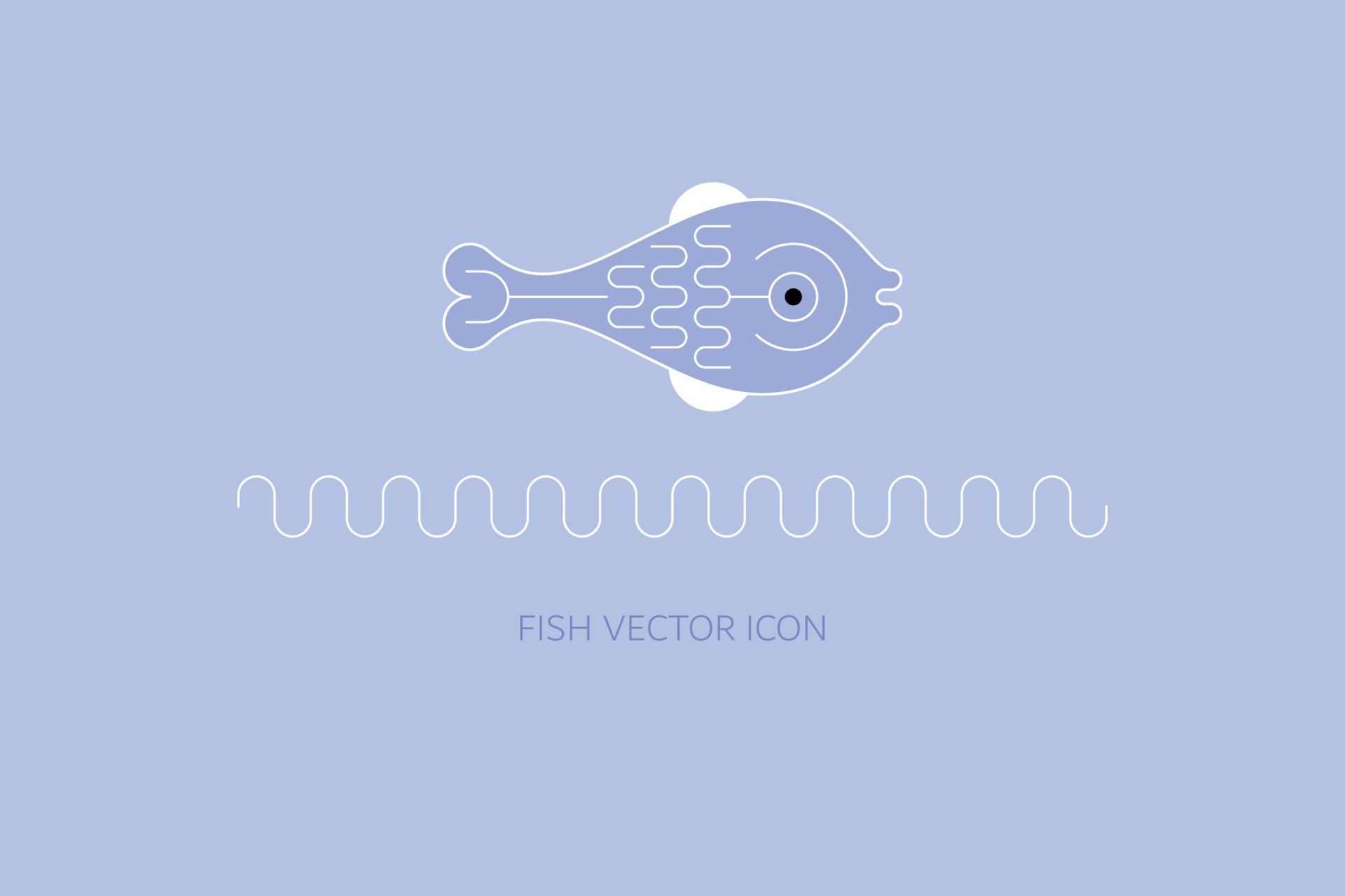 Fish Vector Icon 11073089 Vector Art at Vecteezy
