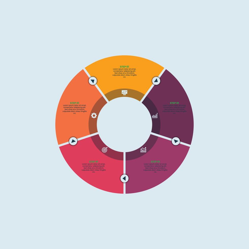 infographic element template vector