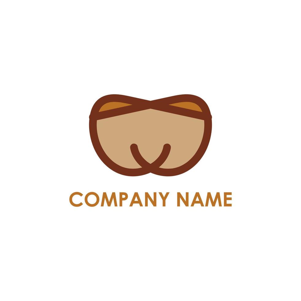 company logo with abstract shape vector