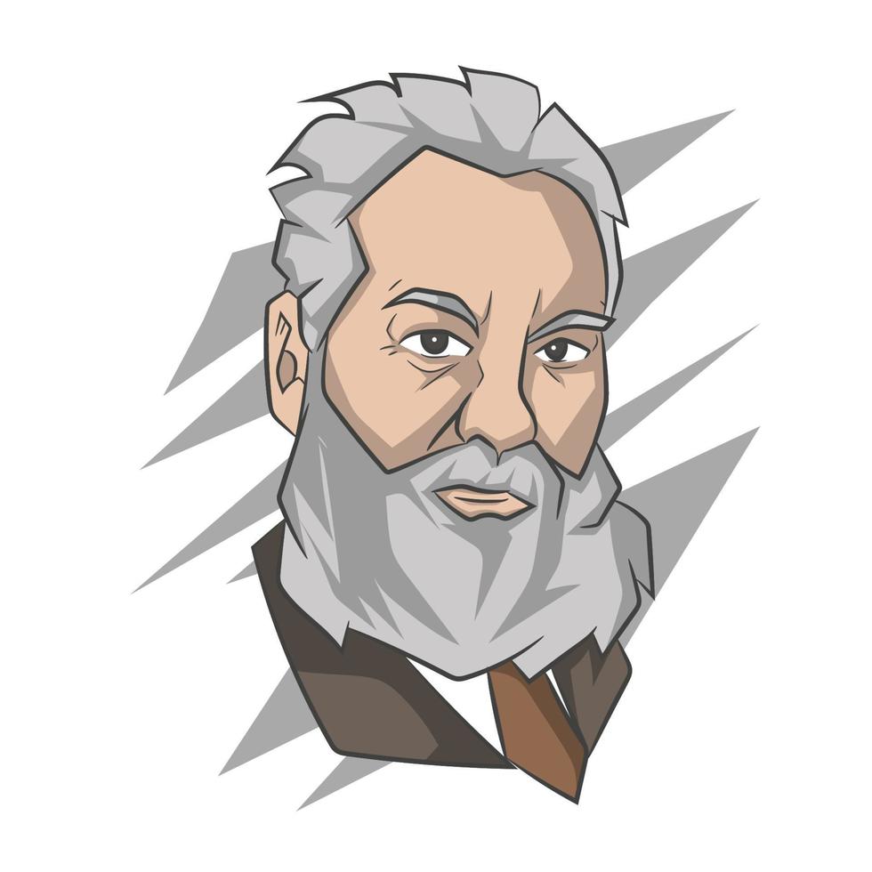 Alexander Graham Bell Inventor vector