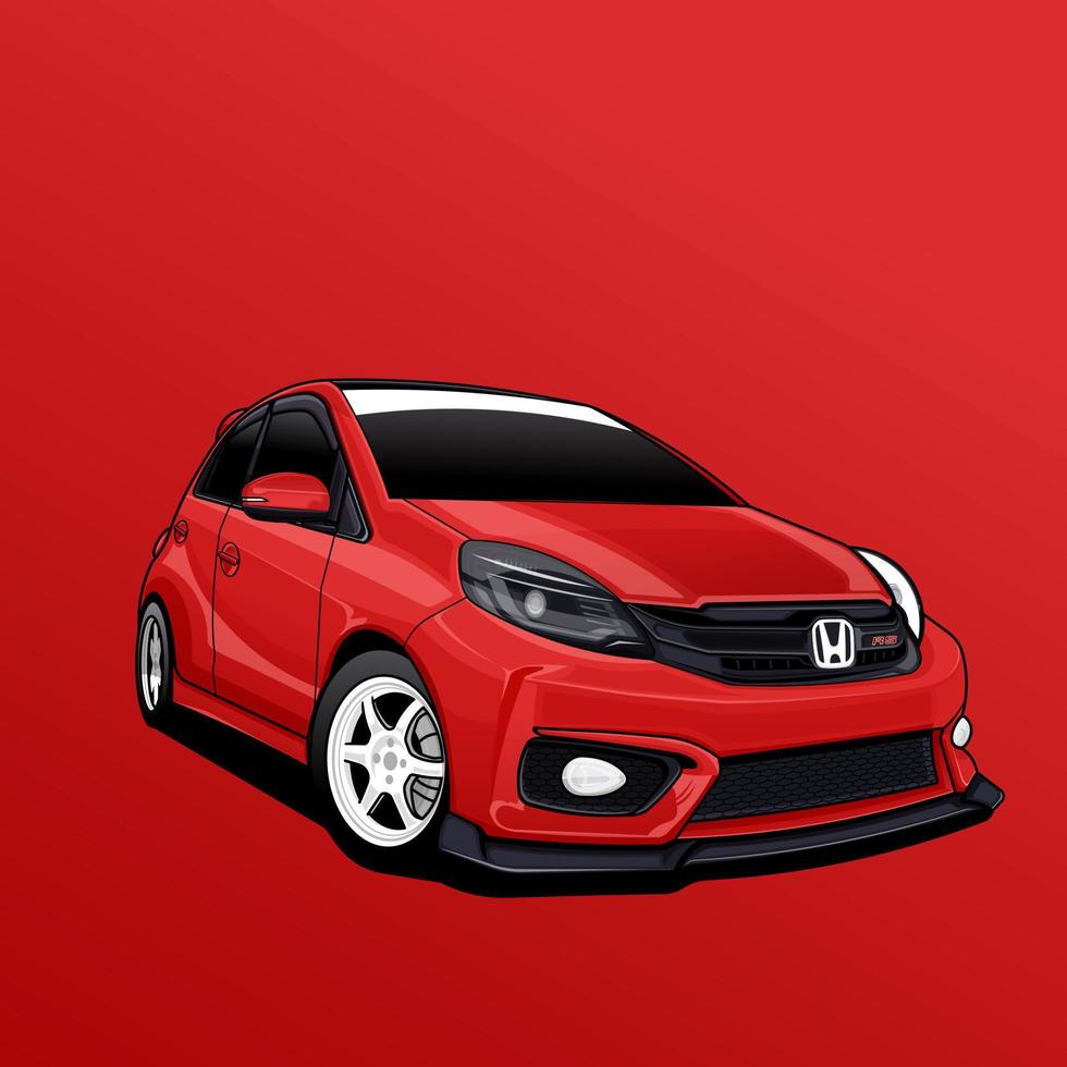 Honda Brio t shirt, poster, illustration vector