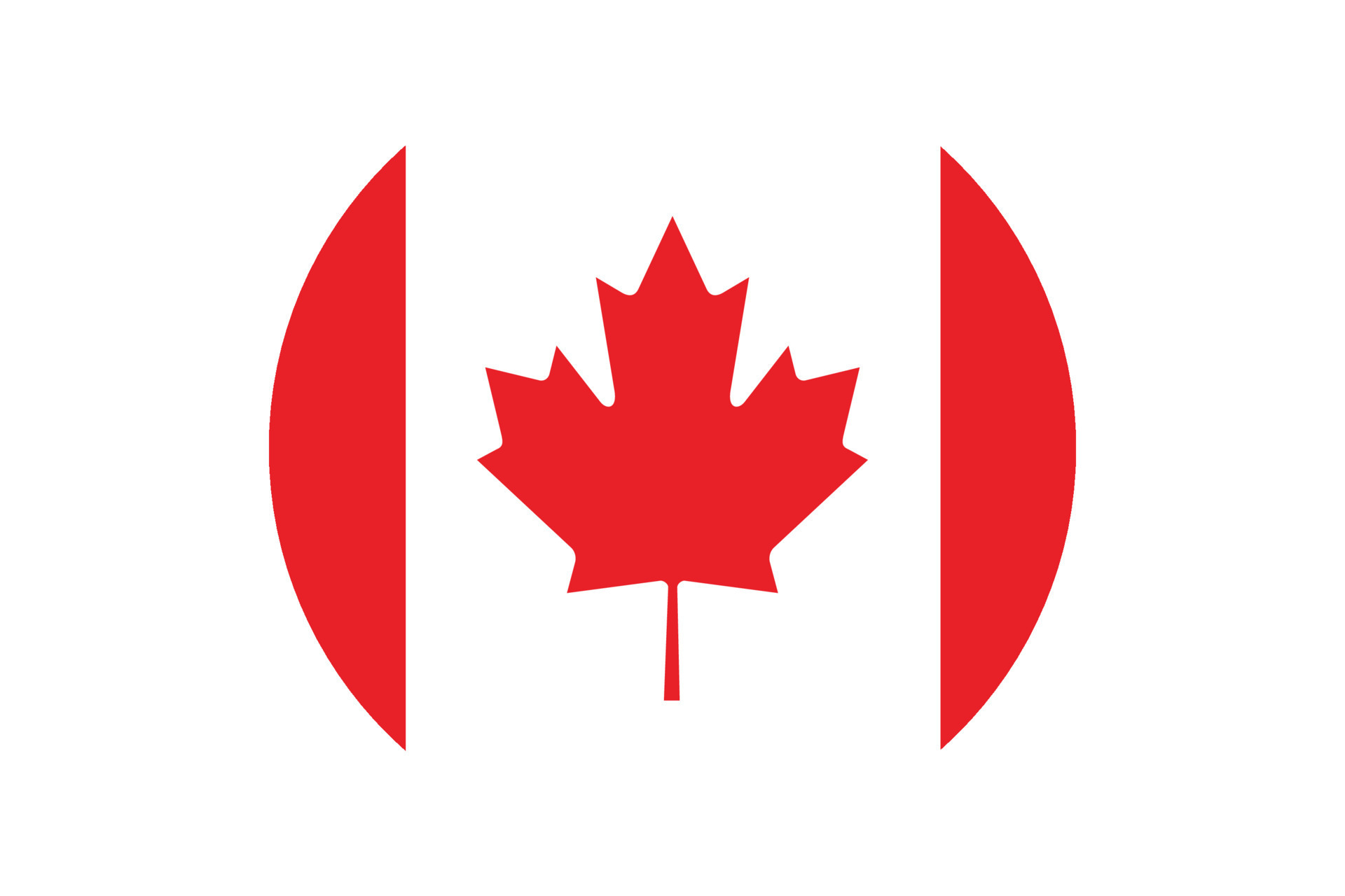 Circle flag vector of Canada 11074357 Vector Art at Vecteezy