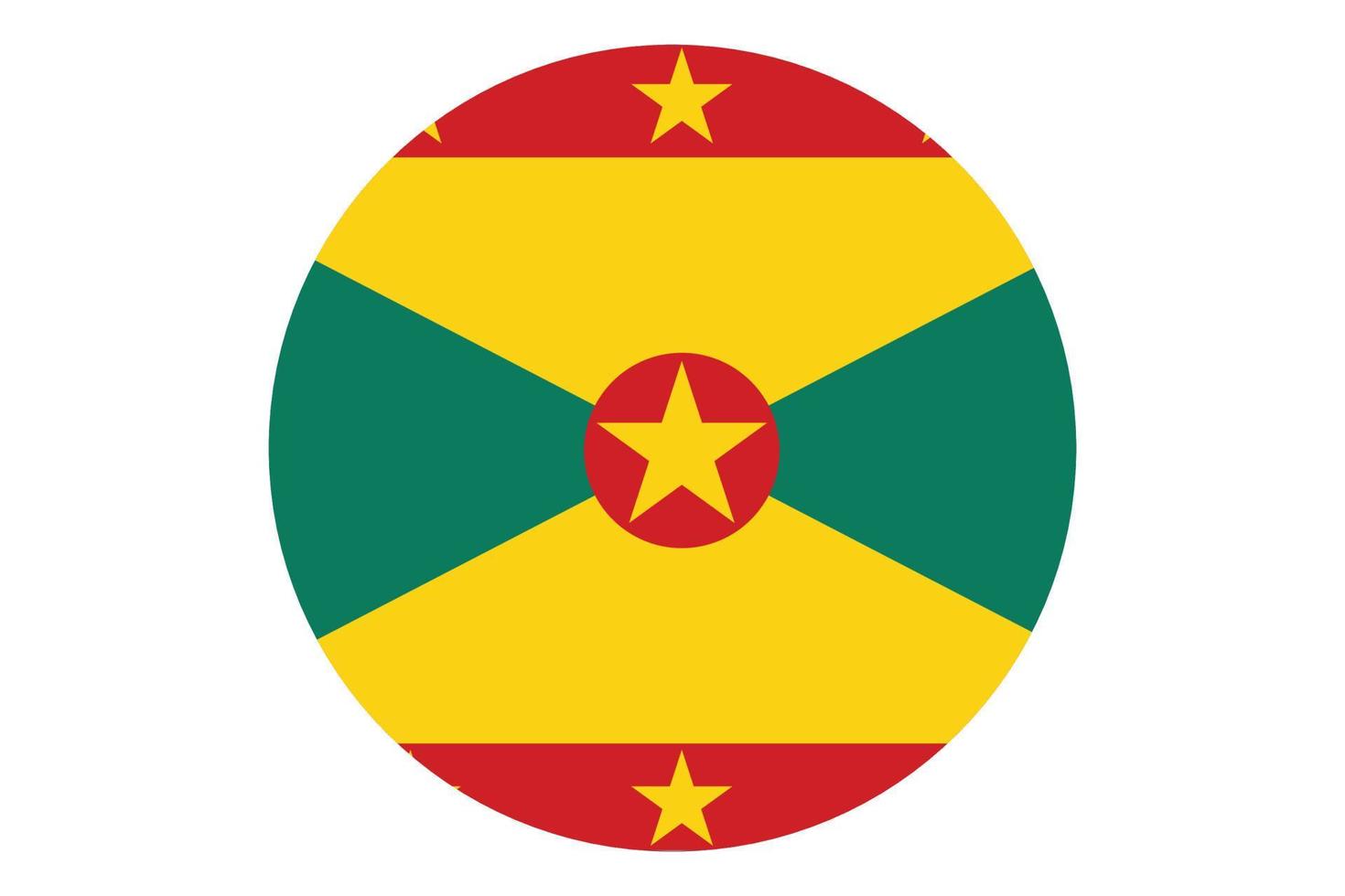 Circle flag vector of Grenada