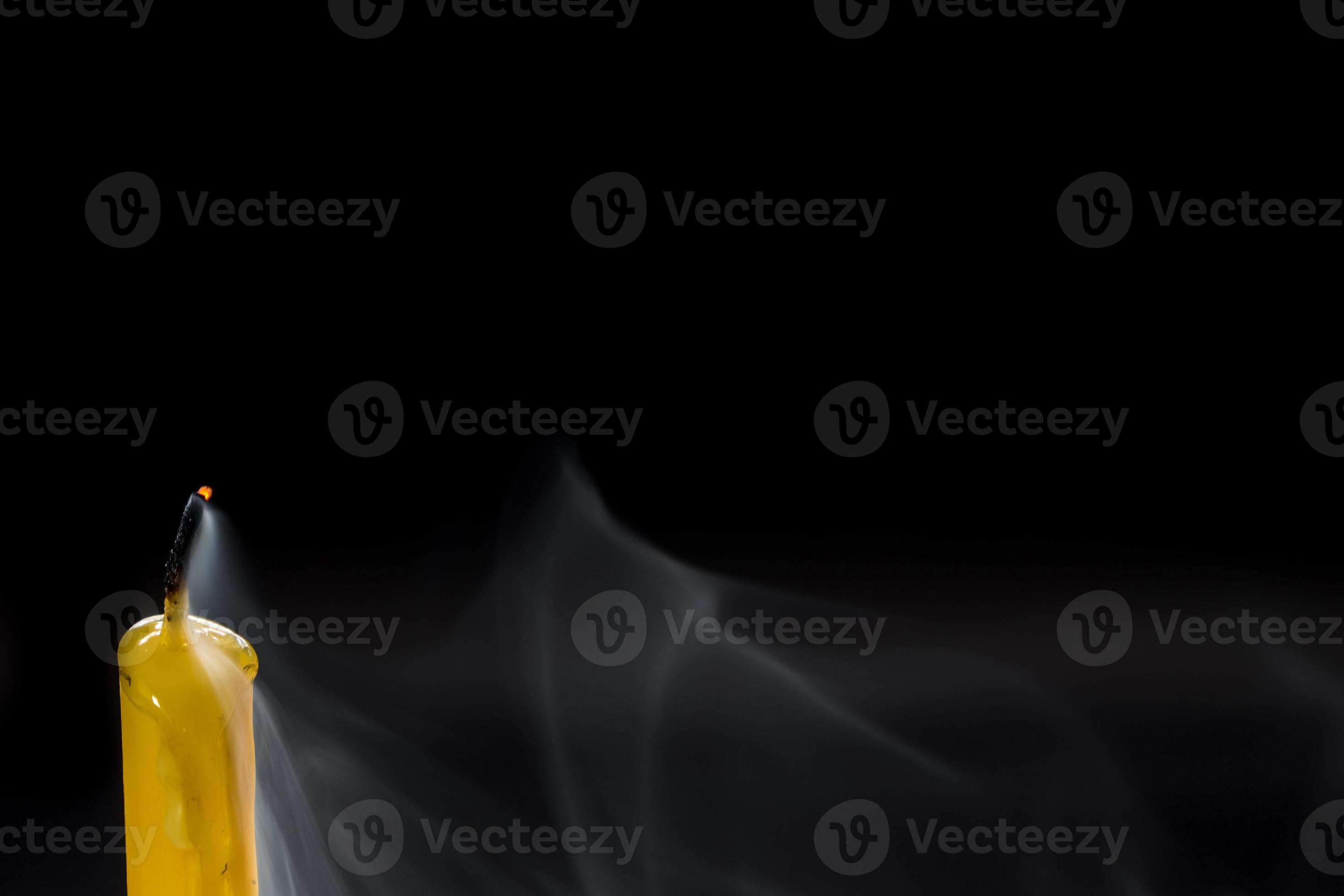 White smoke when the candle goes out 11074788 Stock Photo at Vecteezy