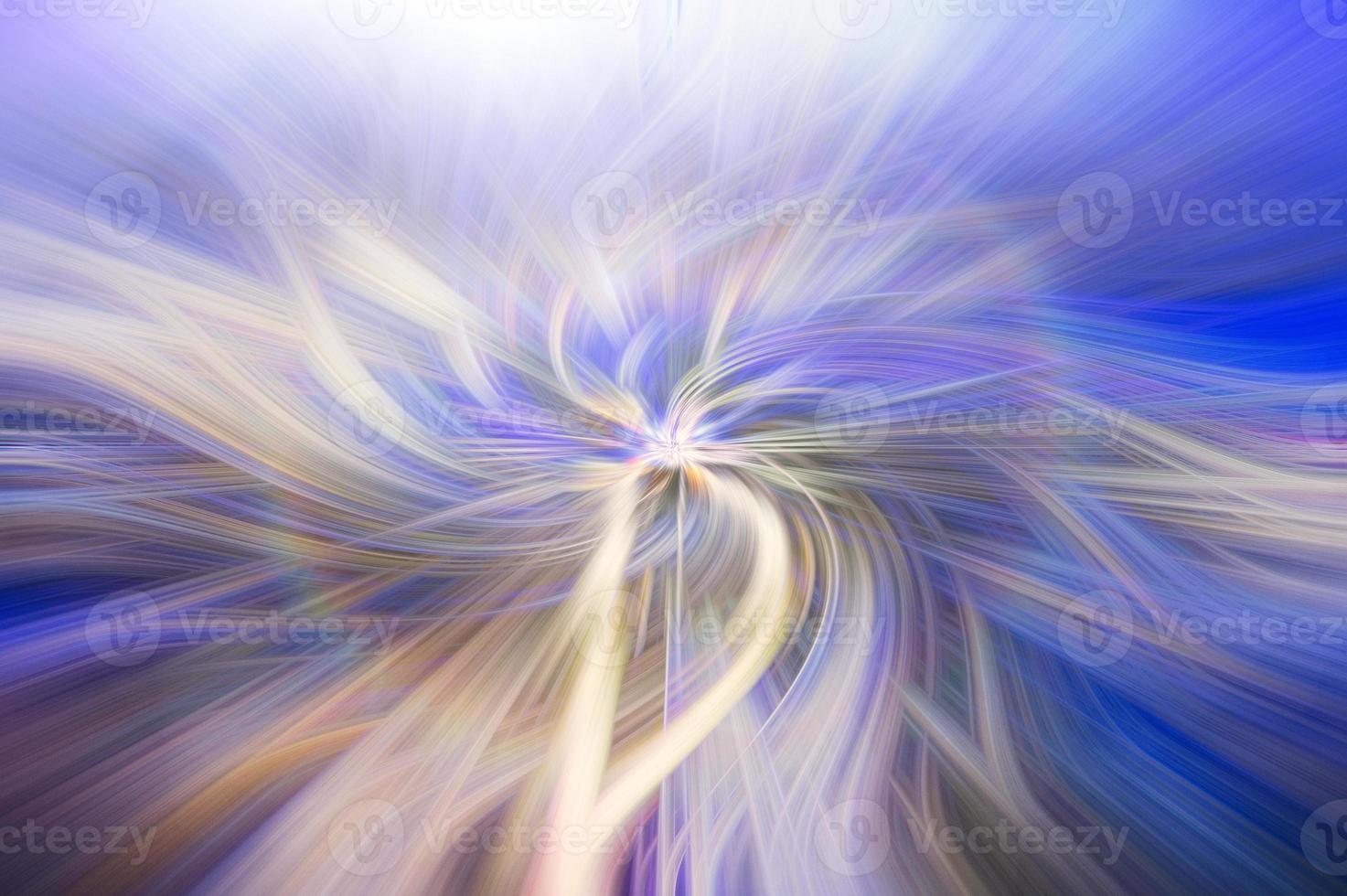 Abstract design concept of colorful light trail swirl twirl shapes pattern effect, track of motion light illustration background, close up. photo