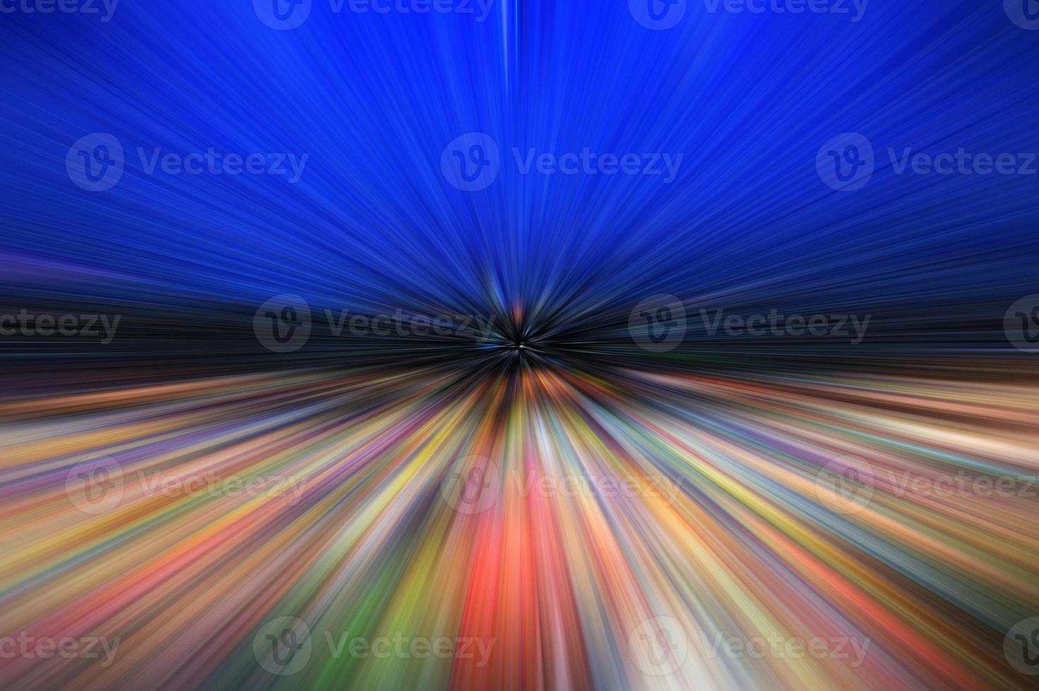 Abstract design concept of colorful light trail swirl twirl shapes pattern effect, track of motion light illustration background, close up. photo