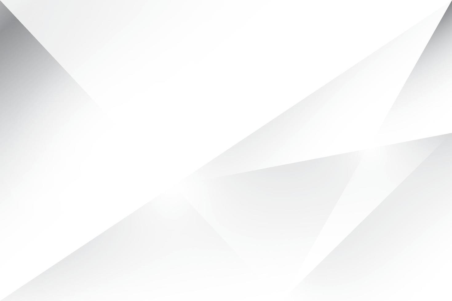 Abstract  white and gray color, modern design background with geometric shape. Vector illustration.