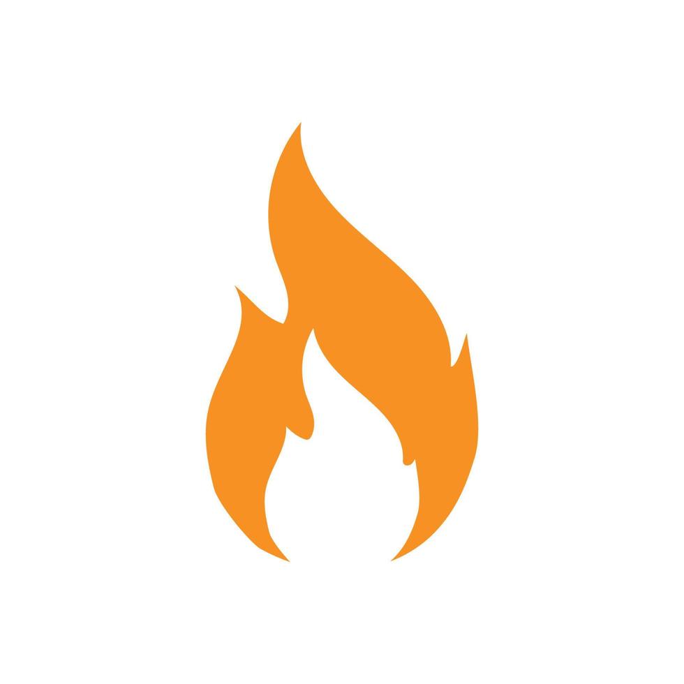 ilustración de icono de vector de logotipo de fuego