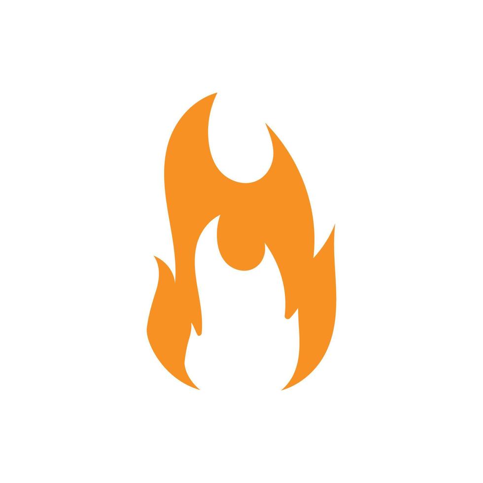 fire logo vector icon illustration