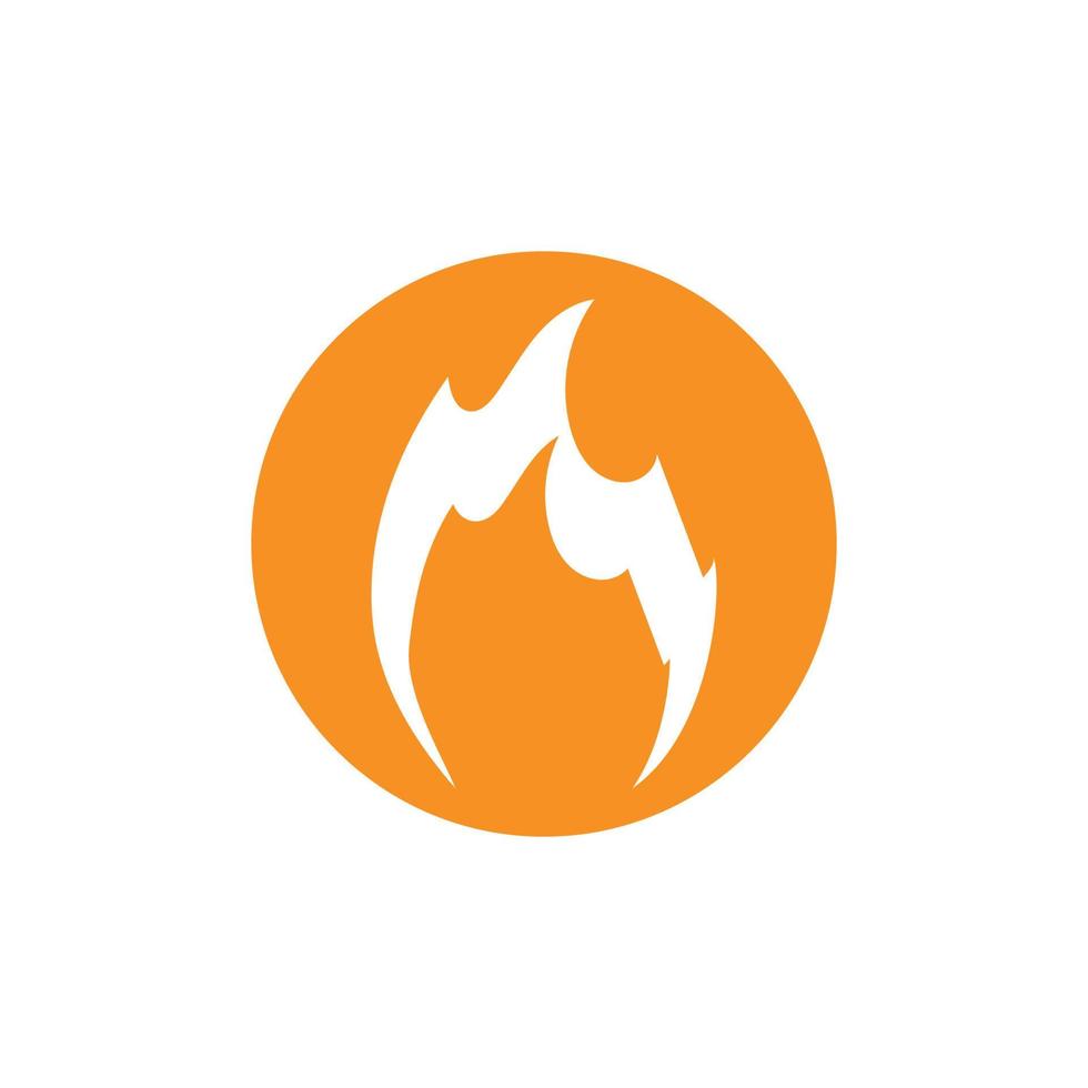 ilustración de icono de vector de logotipo de fuego