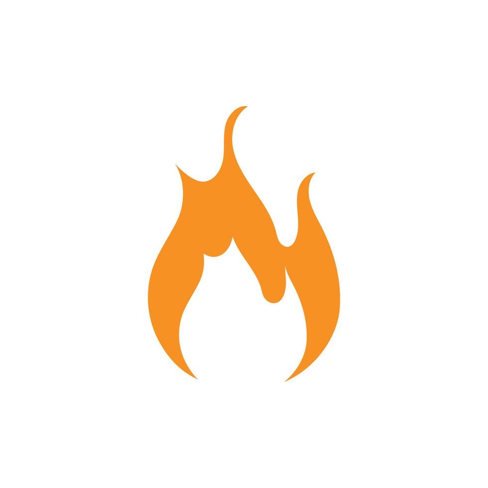 ilustración de icono de vector de logotipo de fuego