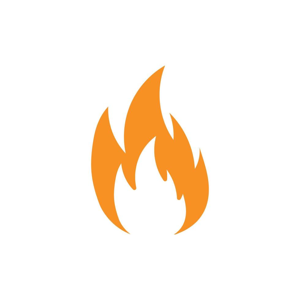 ilustración de icono de vector de logotipo de fuego