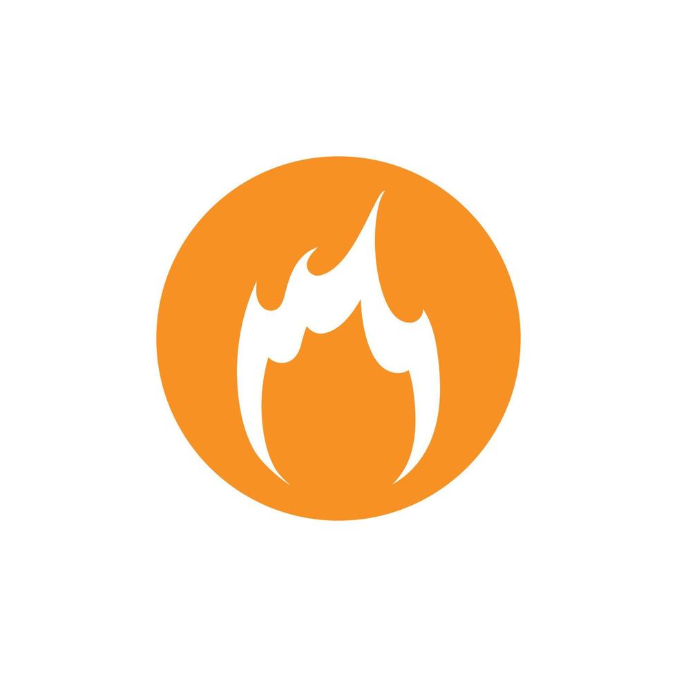 ilustración de icono de vector de logotipo de fuego