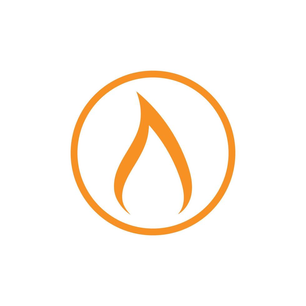 fire logo vector icon illustration