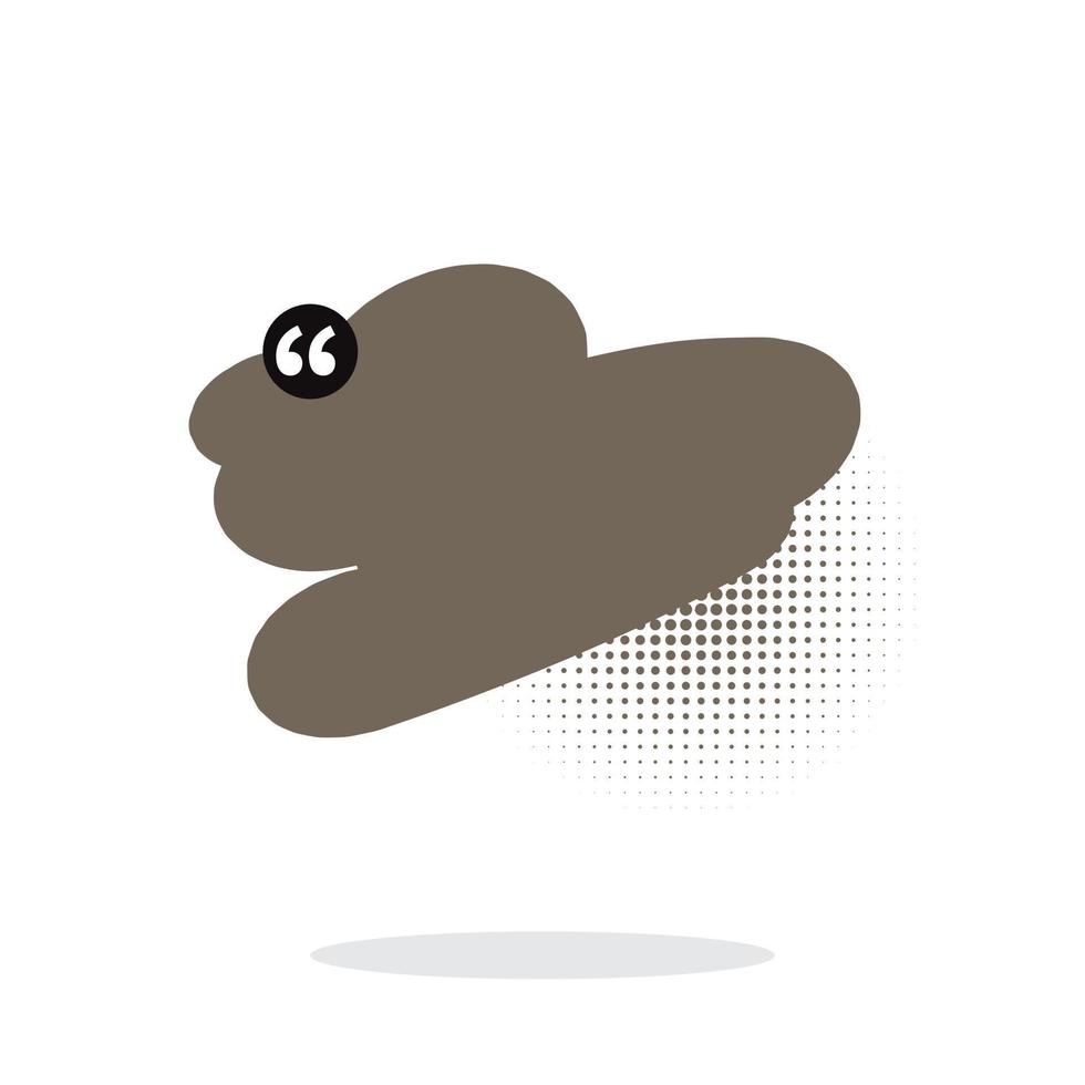 speech bubble on a white background, vector speaking or chat talk box , icon balloon text or communication, speak cloud for cartoon and comic, message dialog