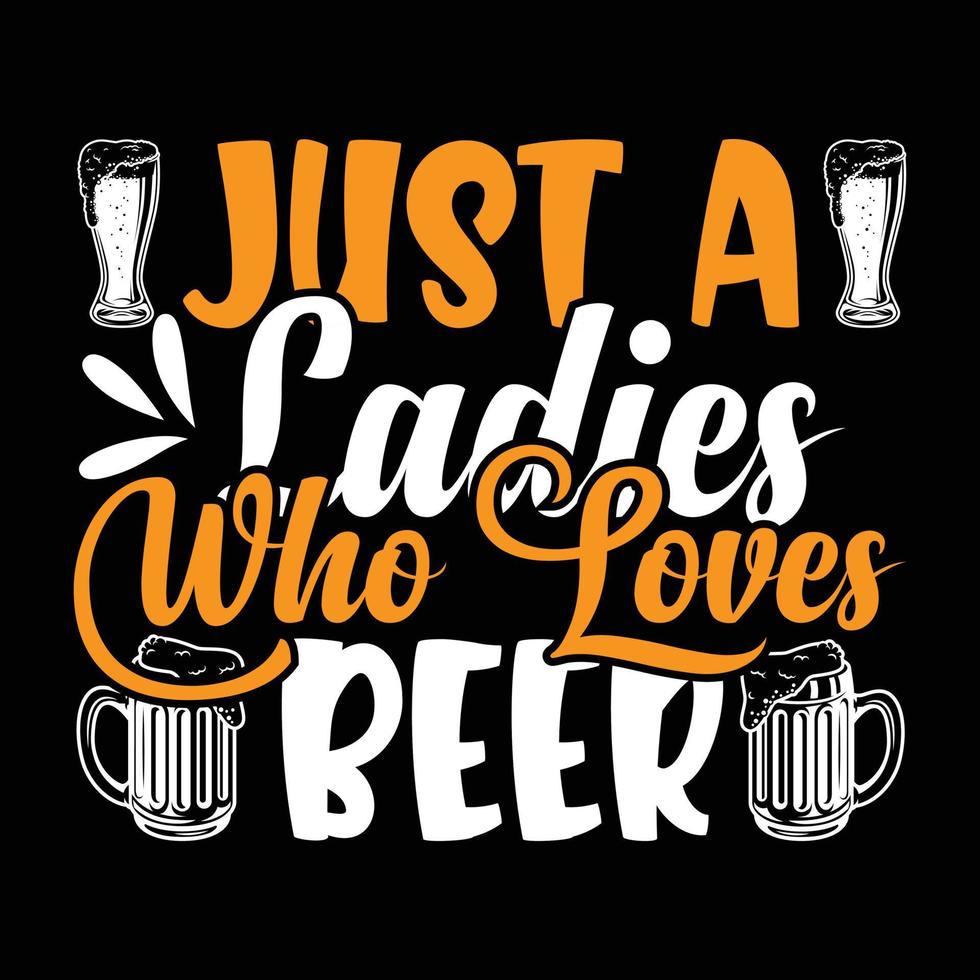 BEER T shirt design vector