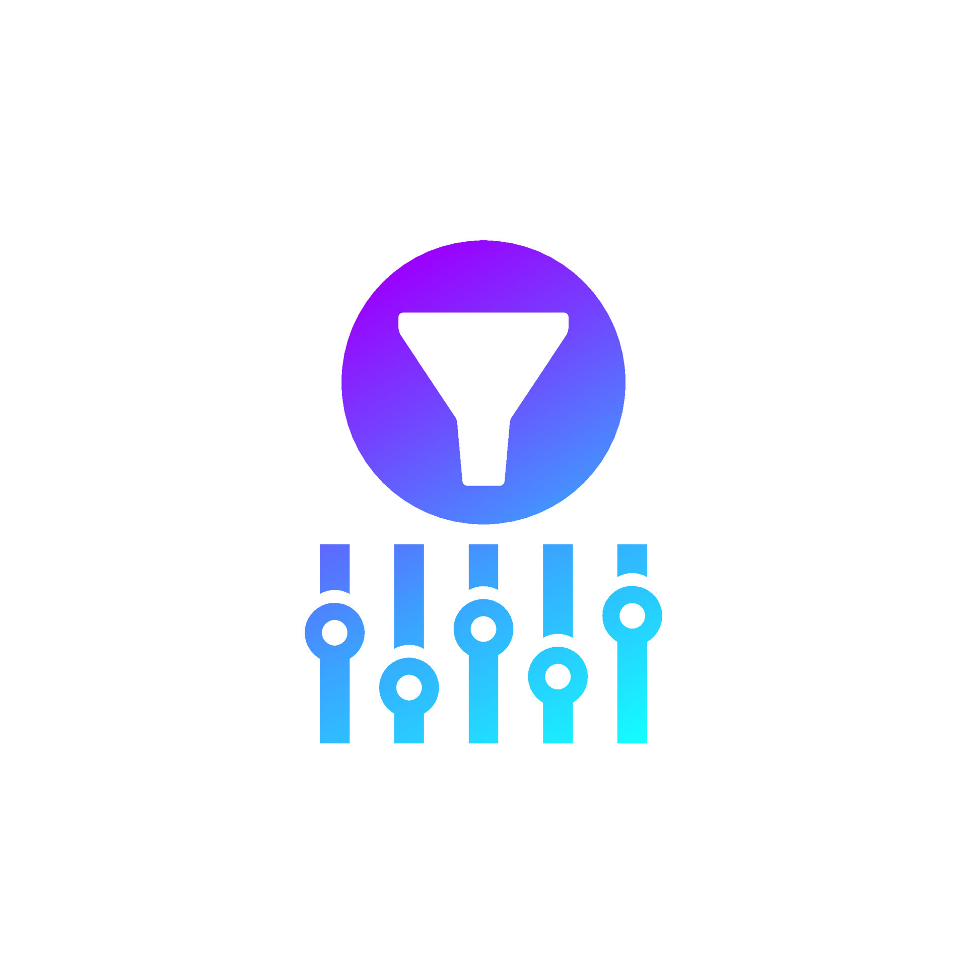 Data filtering settings icon for web 11077577 Vector Art at Vecteezy