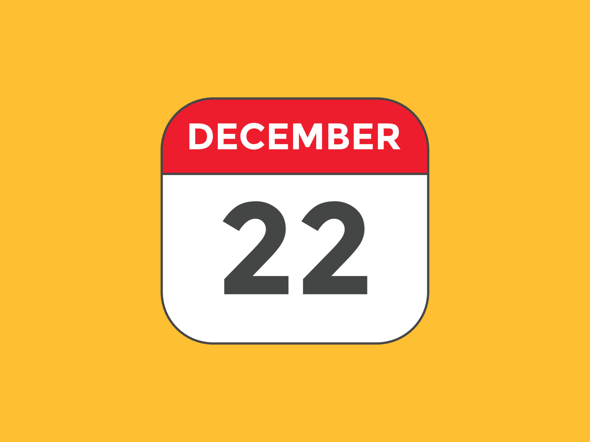 december 22 calendar reminder 22th december daily calendar icon december 22 calendar reminder 22th december daily calendar icon