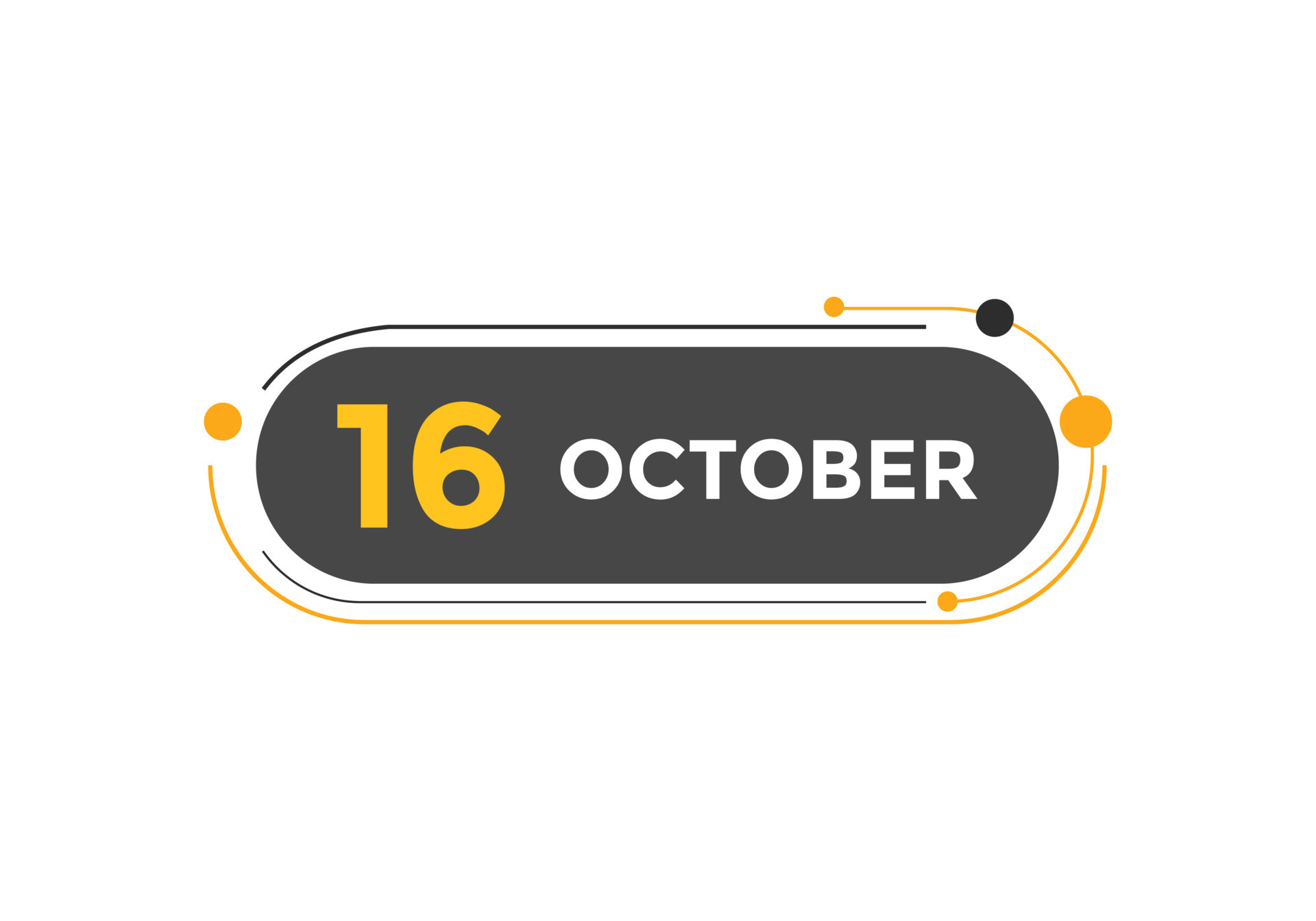 October 16 Calendar Reminder 16th October Daily Calendar Icon Template october-16-calendar-reminder-16th-october-daily-calendar-icon-template
