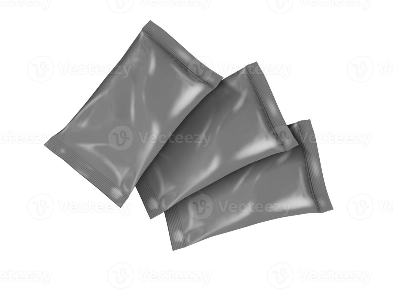 Plastic Bag 3D Rendering Mockup Design photo