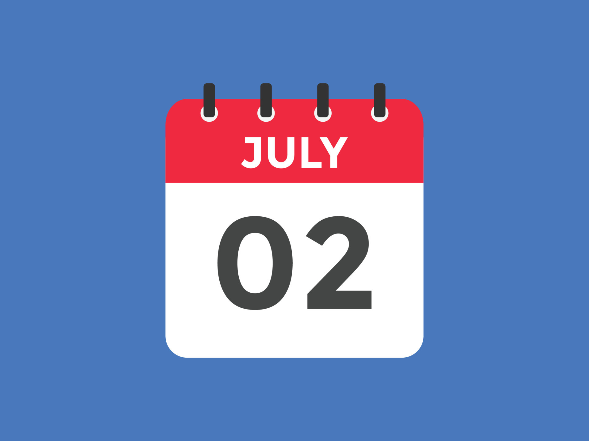 july 2 calendar reminder 2nd july daily calendar icon template july 2 calendar reminder 2nd july daily calendar icon template