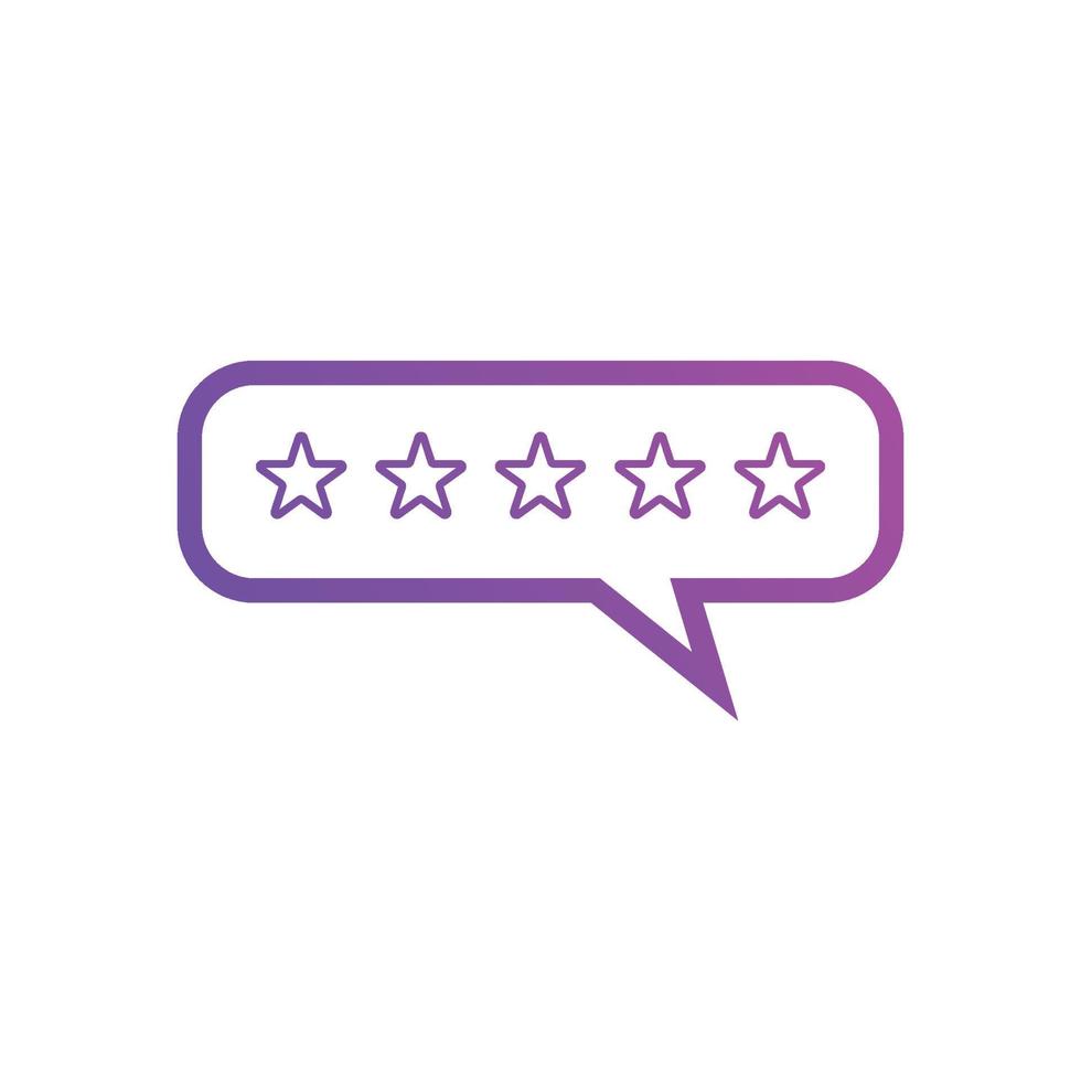 Feedback or Customer review icons Vector illustration. Customer 5 star review sign symbol for SEO, web and mobile apps