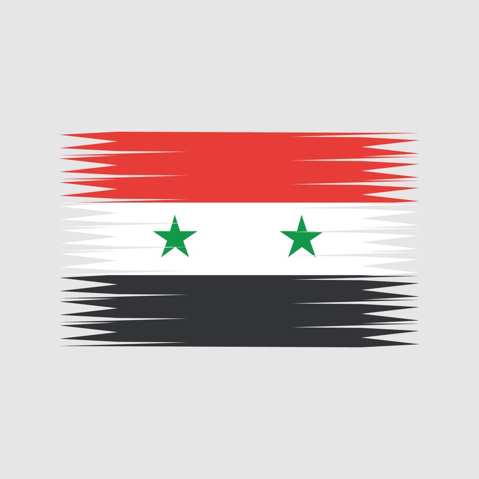 vector de la bandera de siria. bandera nacional