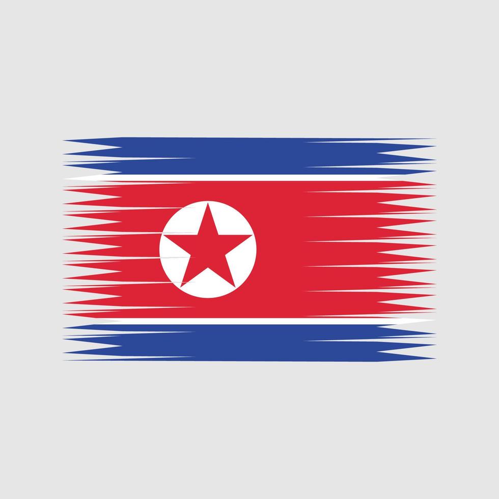 North Korea Flag Vector. National Flag vector