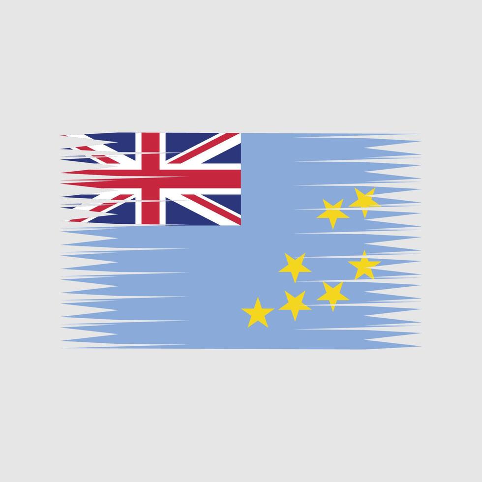 vector de bandera tuvalu. bandera nacional