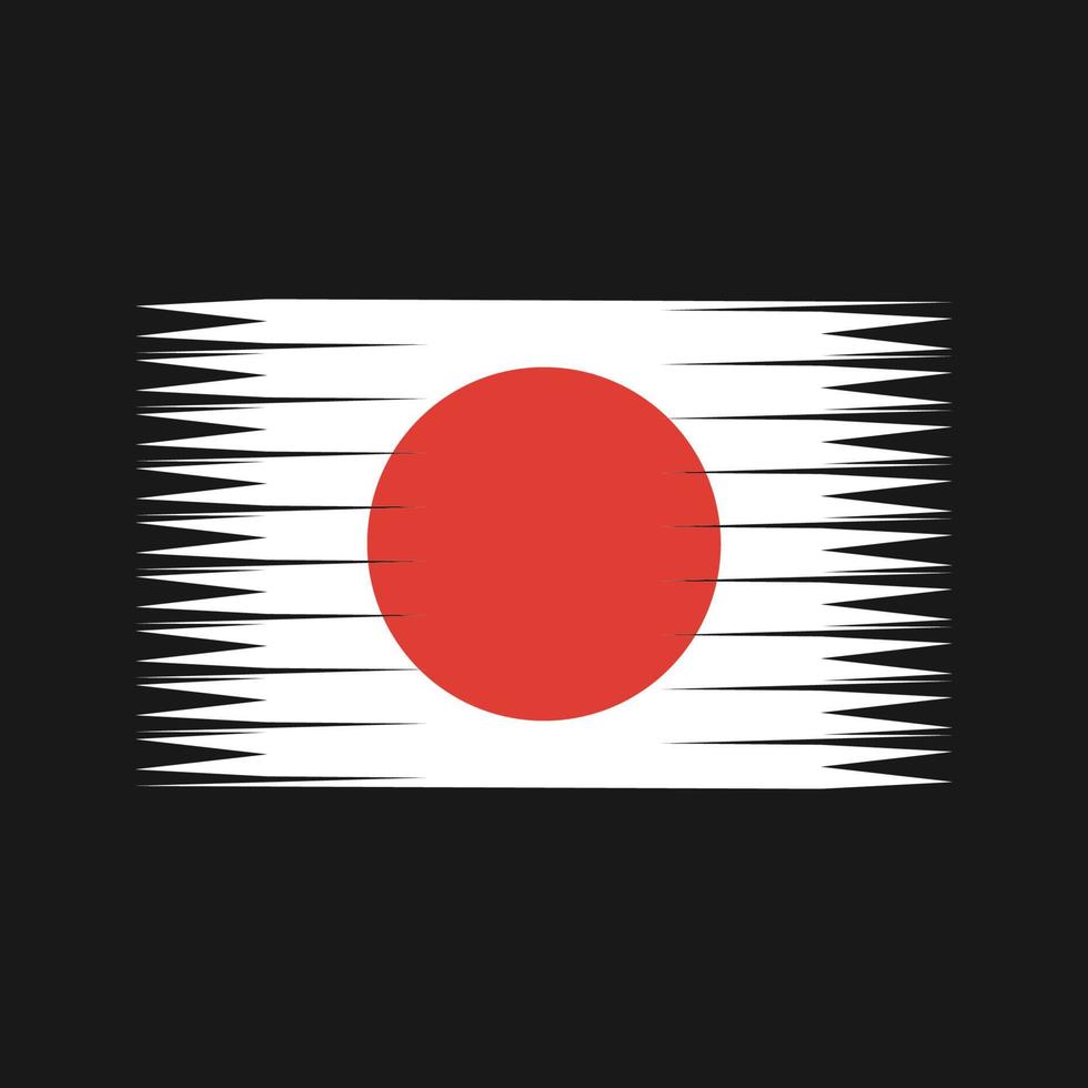 Japan Flag Vector. National Flag vector