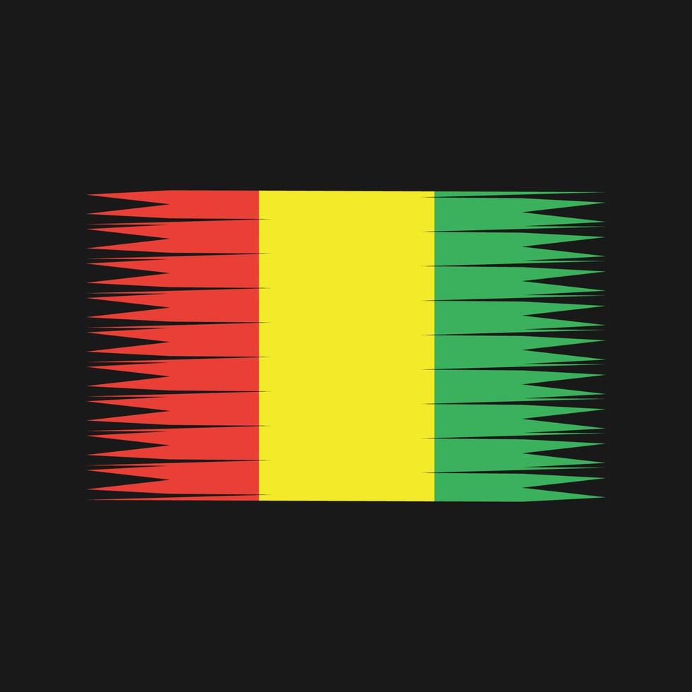 Guinea Flag Vector. National Flag vector