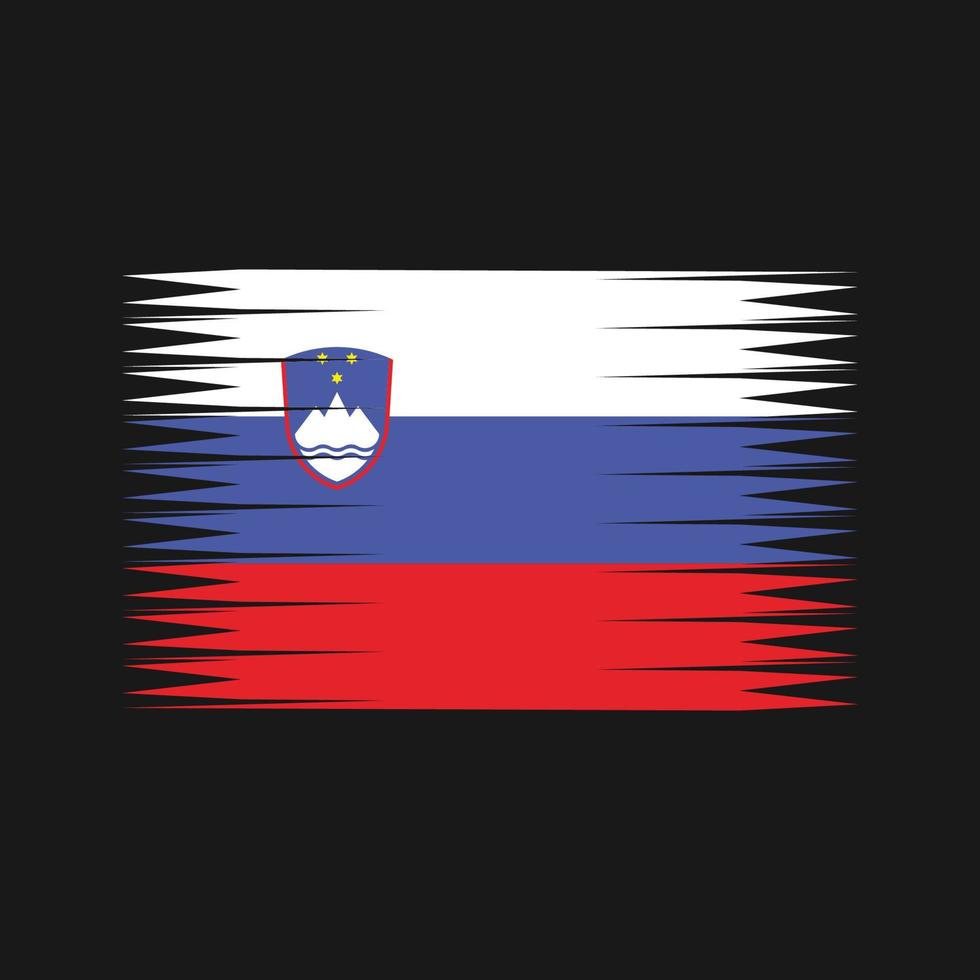 Slovenia Flag Vector. National Flag vector