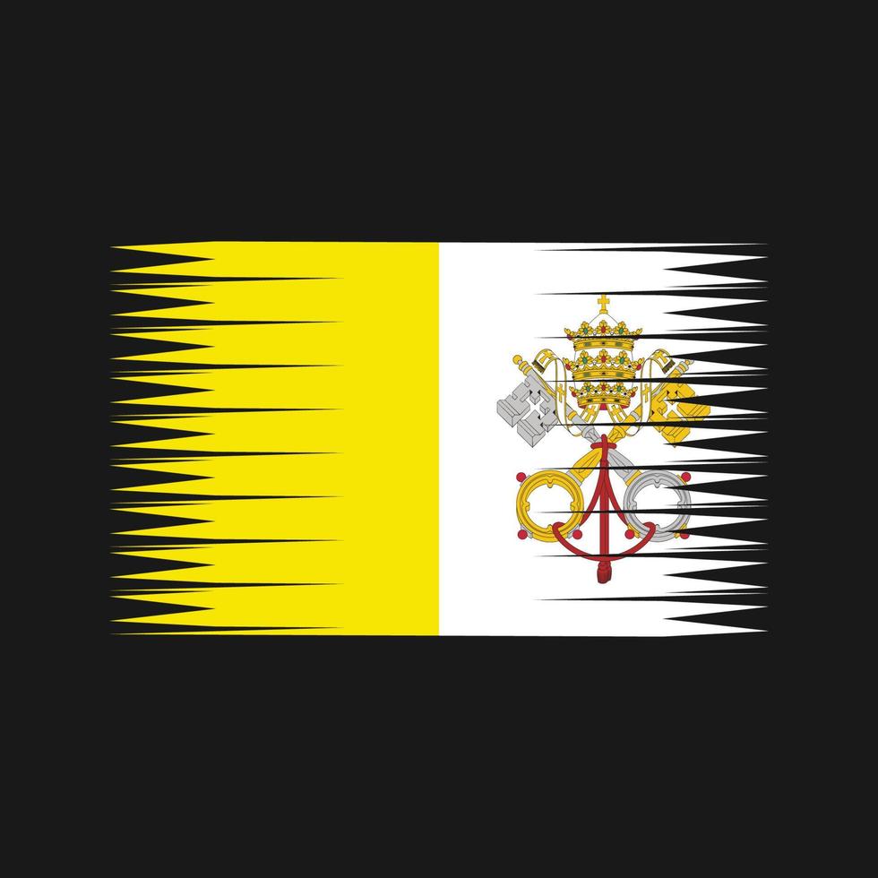 vector de la bandera del vaticano. bandera nacional