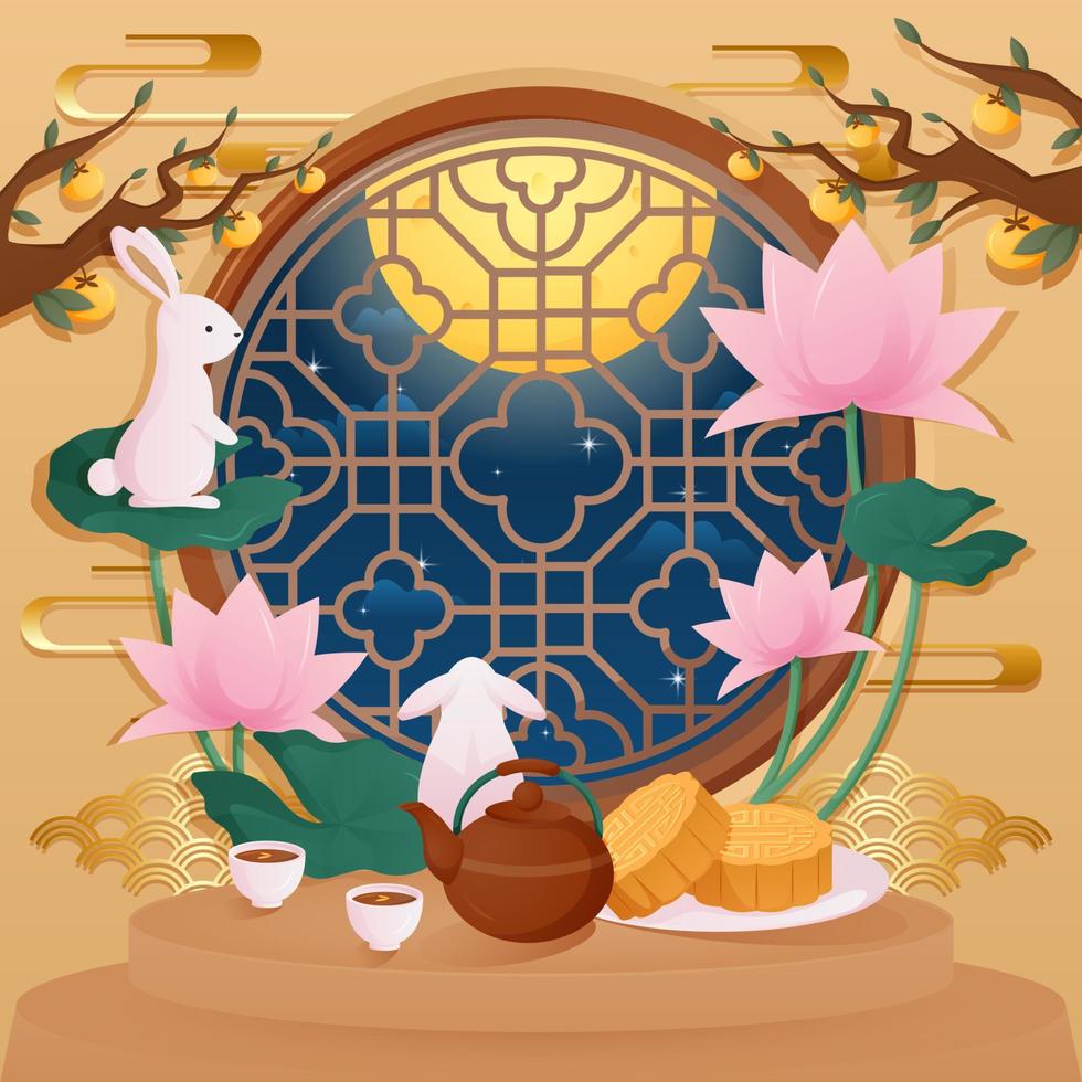 Mid Autumn Festival vector