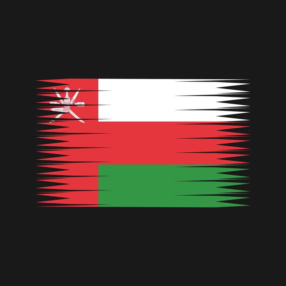 Oman Flag Vector. National Flag vector