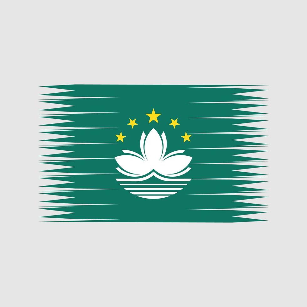 vector de la bandera de Macao. bandera nacional