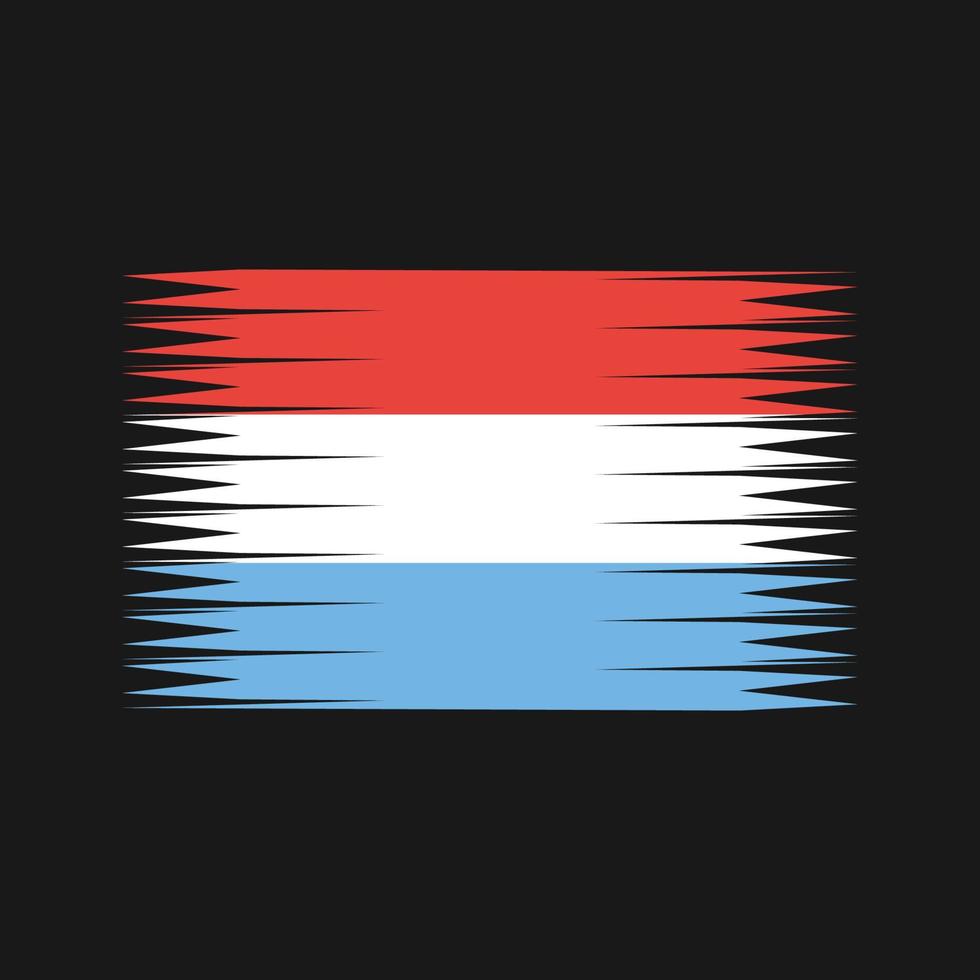 Luxembourg Flag Vector. National Flag vector
