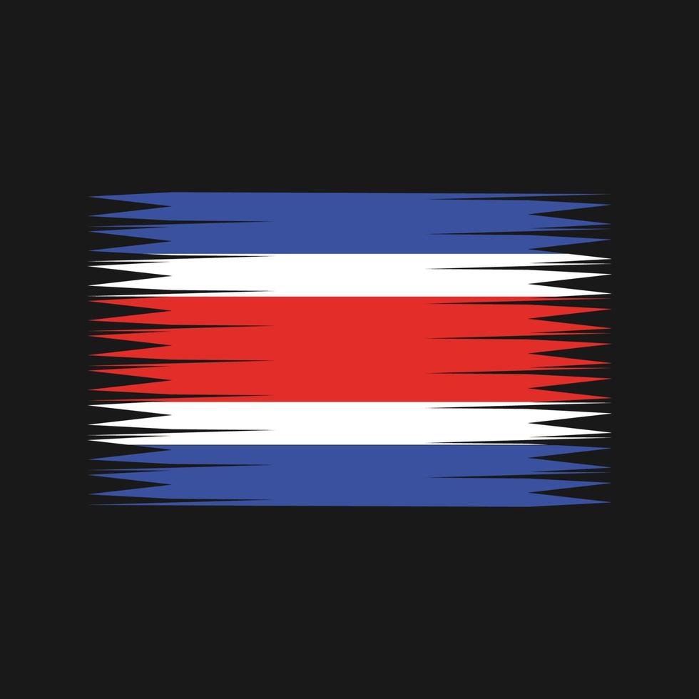 vector de la bandera de costa rica. bandera nacional