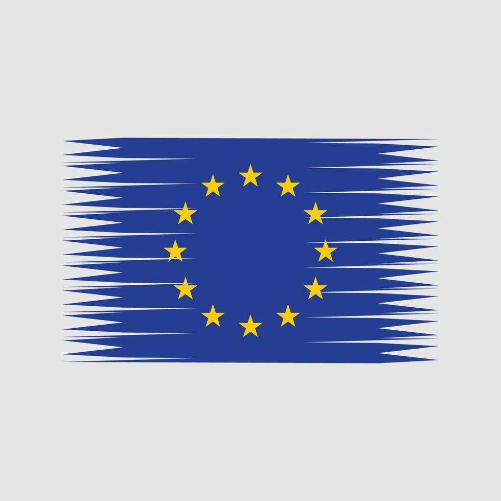 vector de bandera europea. bandera nacional