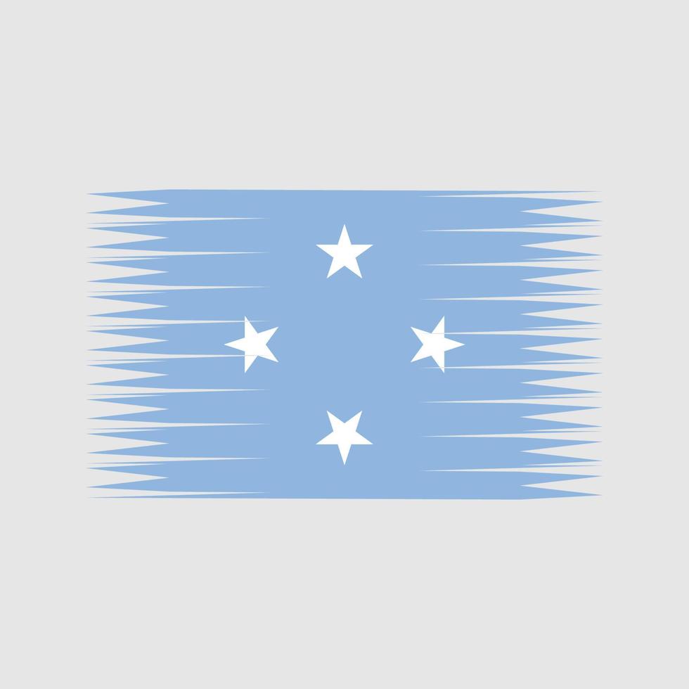 Micronesia Flag Vector. National Flag vector