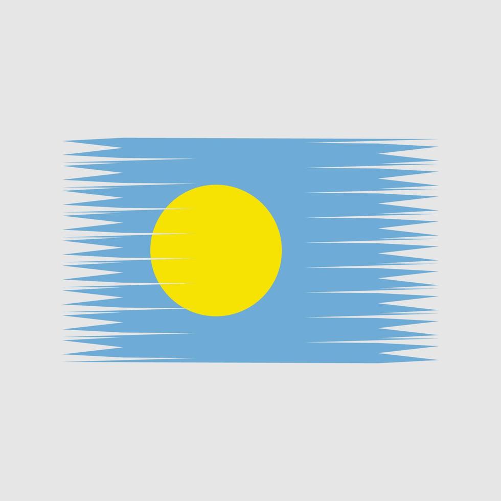 Palau Flag Vector. National Flag vector