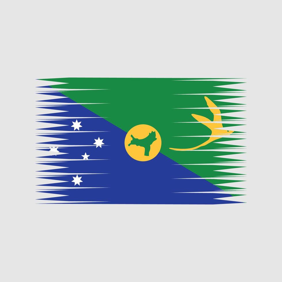 vector de la bandera de las islas de navidad. bandera nacional