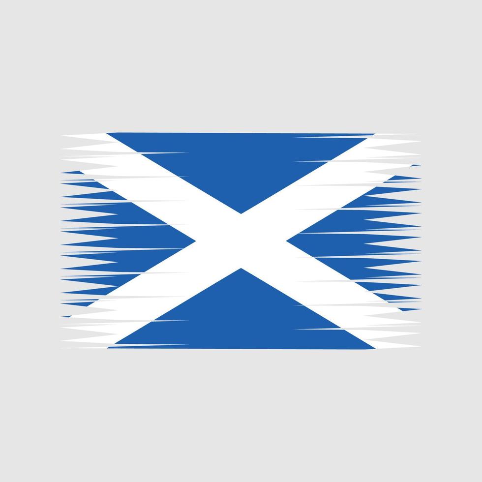 vector de la bandera de Escocia. bandera nacional